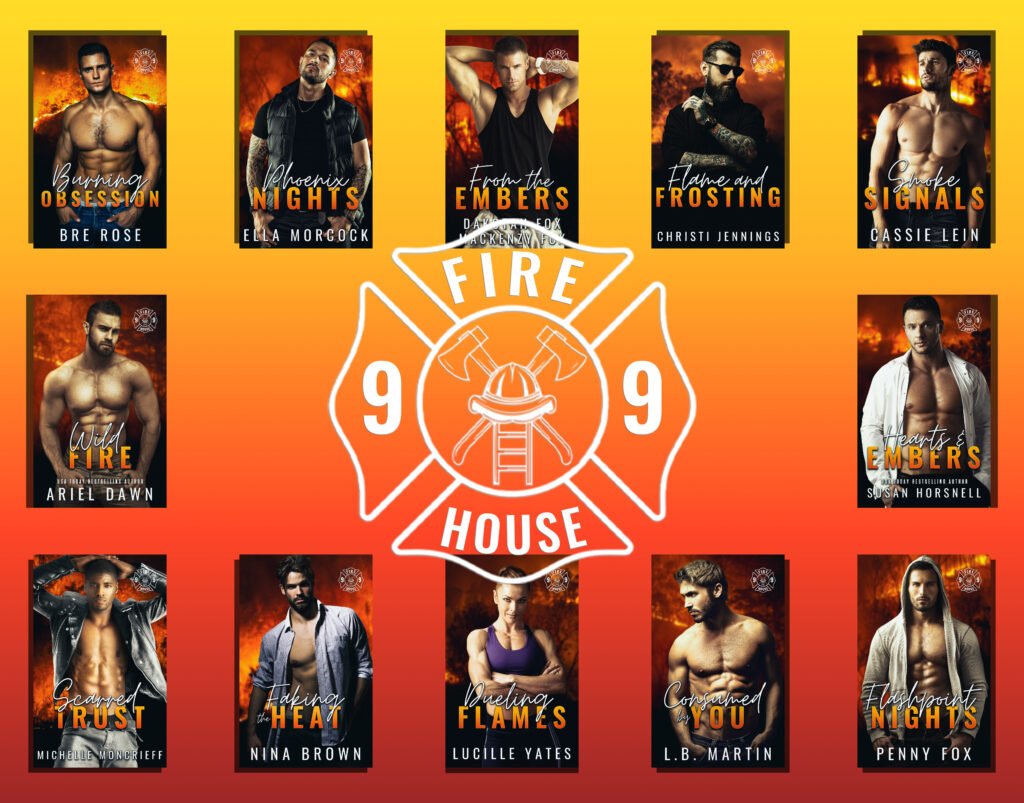 All 12 book covers for the Fire House 99 series
