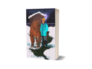 Bear in a Witch's Shed 3d book mock-up